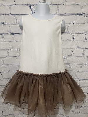 Elsy Bambina Little Girls Tulle Short Sleeve Dress Size 5