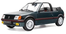 PEUGEOT 205 CTI MK1 GTI 1.6 CABRIOLET 1989 SOLID GREEN 1:18 S1806202