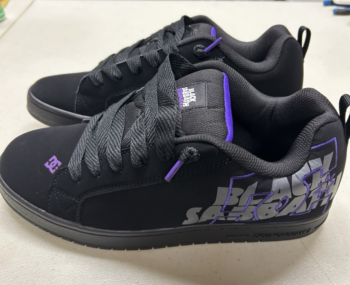 DC shoes Court Graffik Black Sabbath Size 13 image 4
