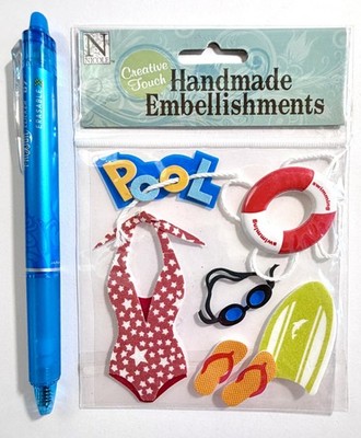 Pool Stickers Scrapbooking Card Making Journal Planner Nicole