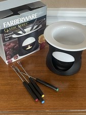 Farberware Classic Series Dessert Fondue Set—Date Night, Christmas, NYE EUC
