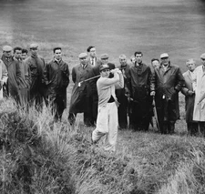 South African golfer Gary Player competing 1961 Open Championship- 1961 Photo