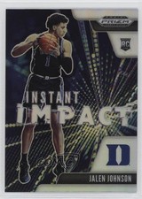 2021-22 Panini Prizm Draft Picks Instant Impact Silver Jalen Johnson #8 11n5