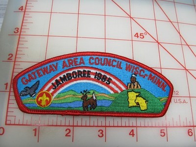 Gateway Area Council JSP collectible 1985 jamboree patch (m19)