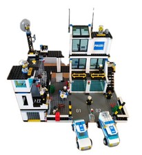 Lego City 7744 Quartier Generale di Polizia Set Ritirato 100% Completo Con Istruzioni