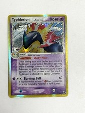 Typhlosion Delta Species 12/101 Holo Rara EX Dragon Frontiers 2006 quasi nuova - Pokémon