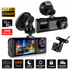 DASHCAM TELECAMERA per AUTO FRONTE E RETRO FULL HD DVR VIDEOCAMERA DASH CAM AUTO