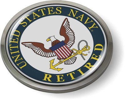 [Officially Licensed Product] - Retired U.S. Navy Eagle and Anchor (Color) 3D D