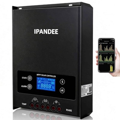 Solar Charge Controller 60A MPPT 12V 24V 48V Battery Regulator Mobile APP FromUS