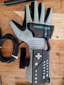 Nintendo NES Action Set Console Bundle CIB + power glove NES Advantage  3 games