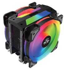 AA Tigers DIAMOND AA-680 CPU Air Cooler – 6 Heat Pipes, 120mm RGB Fan, Intel/AMD