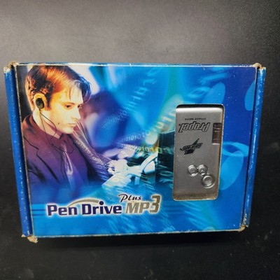 Pen Drive Plus MP3 Player Screenless Simple Design in Original Box w/ Cords