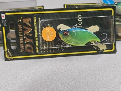 Megabass VIB-X DYNA (Rattle In)...Japan Exclusive Lure...Blue Back Lime...NIB!!