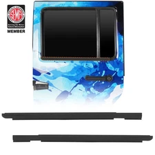 Rear Door Belt Outer Seals For Jeep Wrangler JK 07-18 4Dr 55395716AC 5395717AC