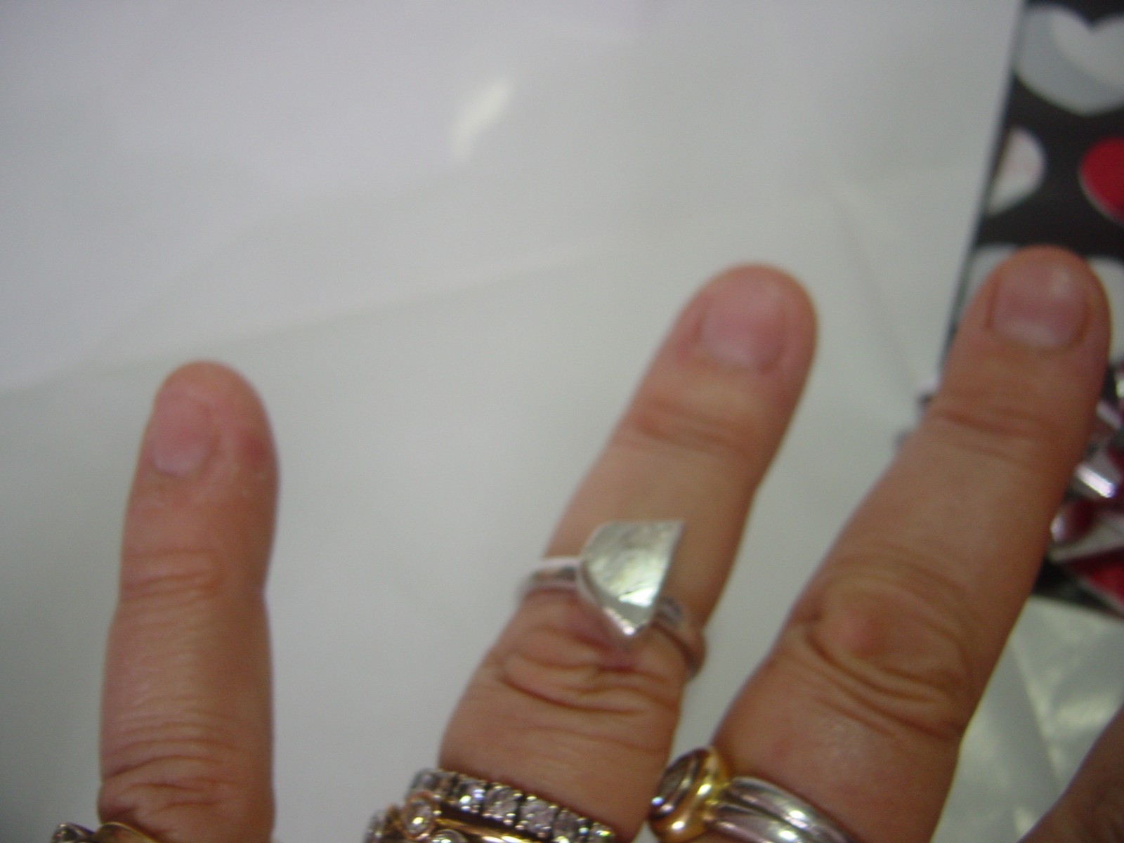 Vintage Solid Silver Ring-SUPERB-very large Natur… - image 15