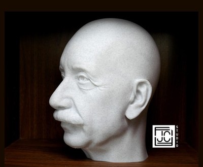 Albert Einstein Bust JCSFY 9 Inch 3D Printed Eco Friendly Scientist Statue