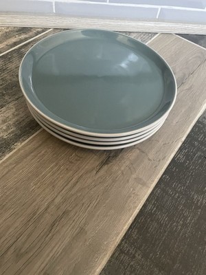 4x BRANDNEUE TESCO AURA 8'' GRÜN TÜRKIS WEISS SALATTELLER NEU