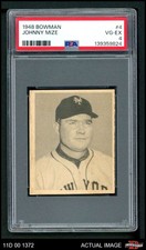 1948 Bowman #4 Johnny Mize Giants HOF RC PSA 4 - VG/EX