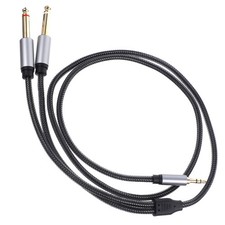  Headphone and Mic Splitter Earphone Audio Output Cable Extension