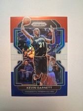 2021-22 Panini Prizm Kevin Garnett #256 Red White Blue Prizm Timberwolves