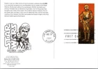 Dr Jim Stamps Postal Stationery Card Star Wars C-3PO First Day Issue