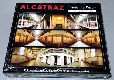 VTG Alcatraz - Inside The Prison 1000 Piece Jigsaw Puzzle Sealed 1998 Photos  