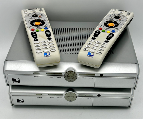 Two (2) Direct TV D11-100 TV Satellite Box Receivers with 2 Remotes | eBay