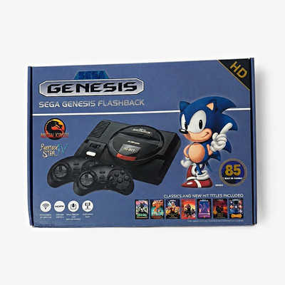 SEGA Genesis Flashback HD Console 85 Built-In Games HDMI Wireless 720p