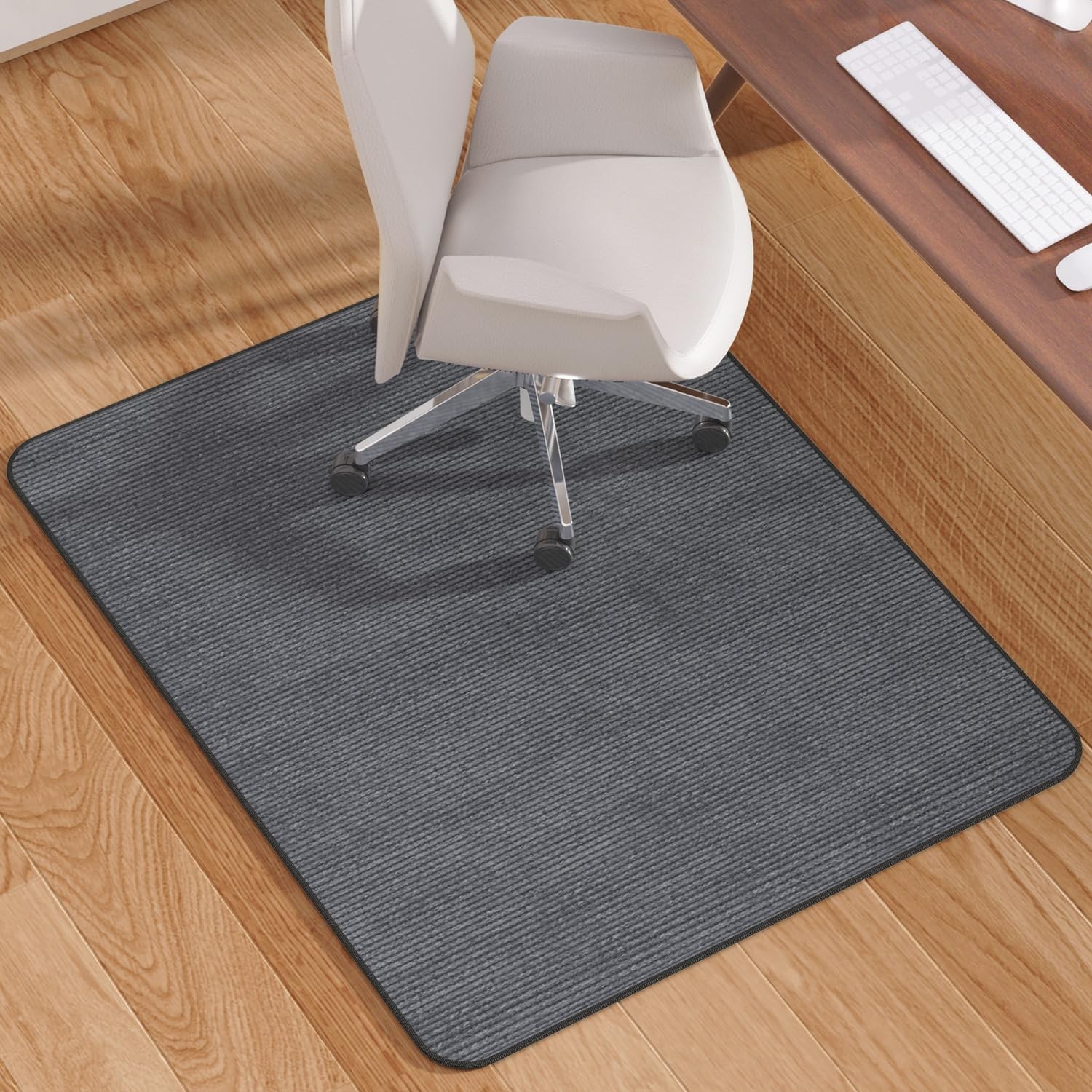 Hardwood Floor & Low Pile Carpet Office Chair Mat 35.5x47.2 Inch Durable Cordur