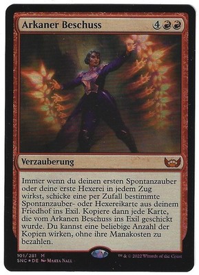 FOIL  Arkaner Beschuss / Arcane Bombardment  - CAPENNA -  deutsch  (nm +) Mythic