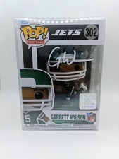 Facsimile Signed Garrett Wilson #302 Funko Pop! Mint Cond W/ Pop Protector
