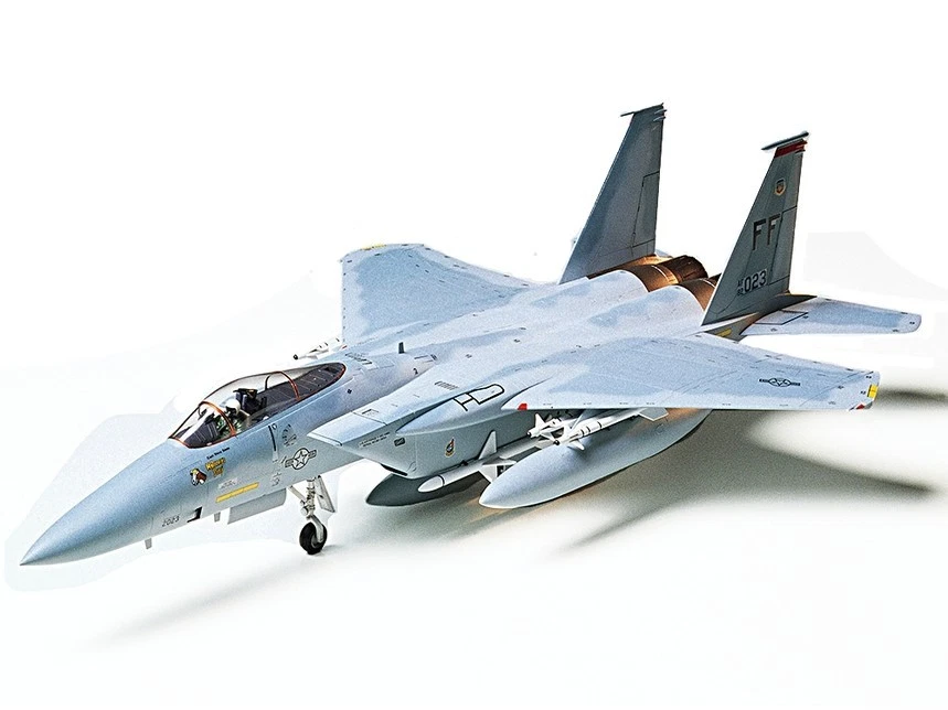 MCD DOUGLAS F15C EAGLE KIT TAMIYA 1-48 TA61029 AEREO MILITARE CACCIA BOMBARDIERE - Immagine 2 di 2