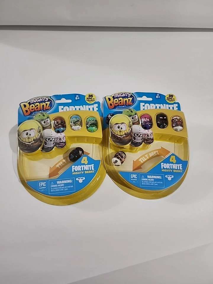 Paquete de 4 frijoles Mighty Beanz Fortnite nuevos  Foto 2 de 4