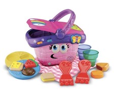 Leapfrog Shapes  Sharing Picnic Basket Electronic Toy Pink Purple