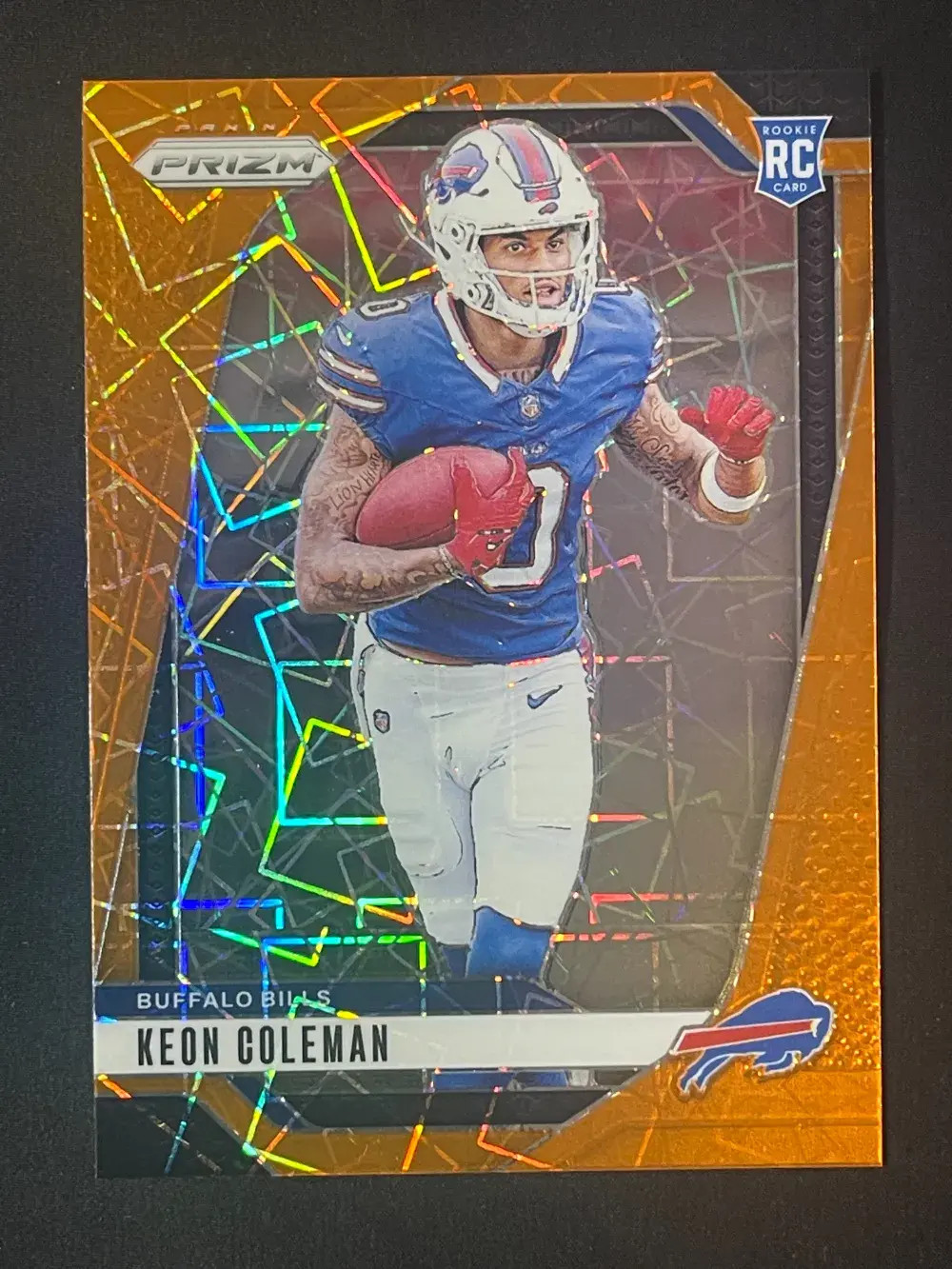 2024 Panini Prizm - Rookies Keon Coleman #362 Lazer Prizm (RC) Bills JP
