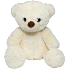 Kuschelwuschel Karstadt, sitzender Teddybär beige Kuscheltier 25cm Gebraucht