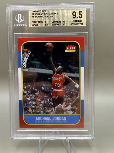 Jordan 1996 Fleer Jordan #4