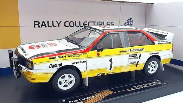 Audi Quattro A2 #1 Walter Rohrl Winner Monte Carlo HB 1984 1/18 SUN Star 4258-image