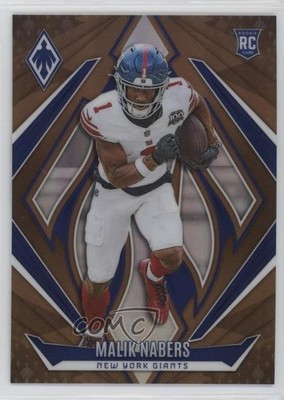 2024 Panini Phoenix Rookies Bronze 42/75 Malik Nabers #221 Rookie RC 0rd2