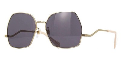 Gucci Gold 60 mm Women's Sunglasses GG0972S-001 60 | eBay