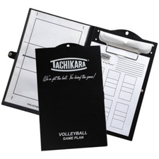 Tachikara GAME PLAN Dry Erase Volleyball Clipboard - Black/White