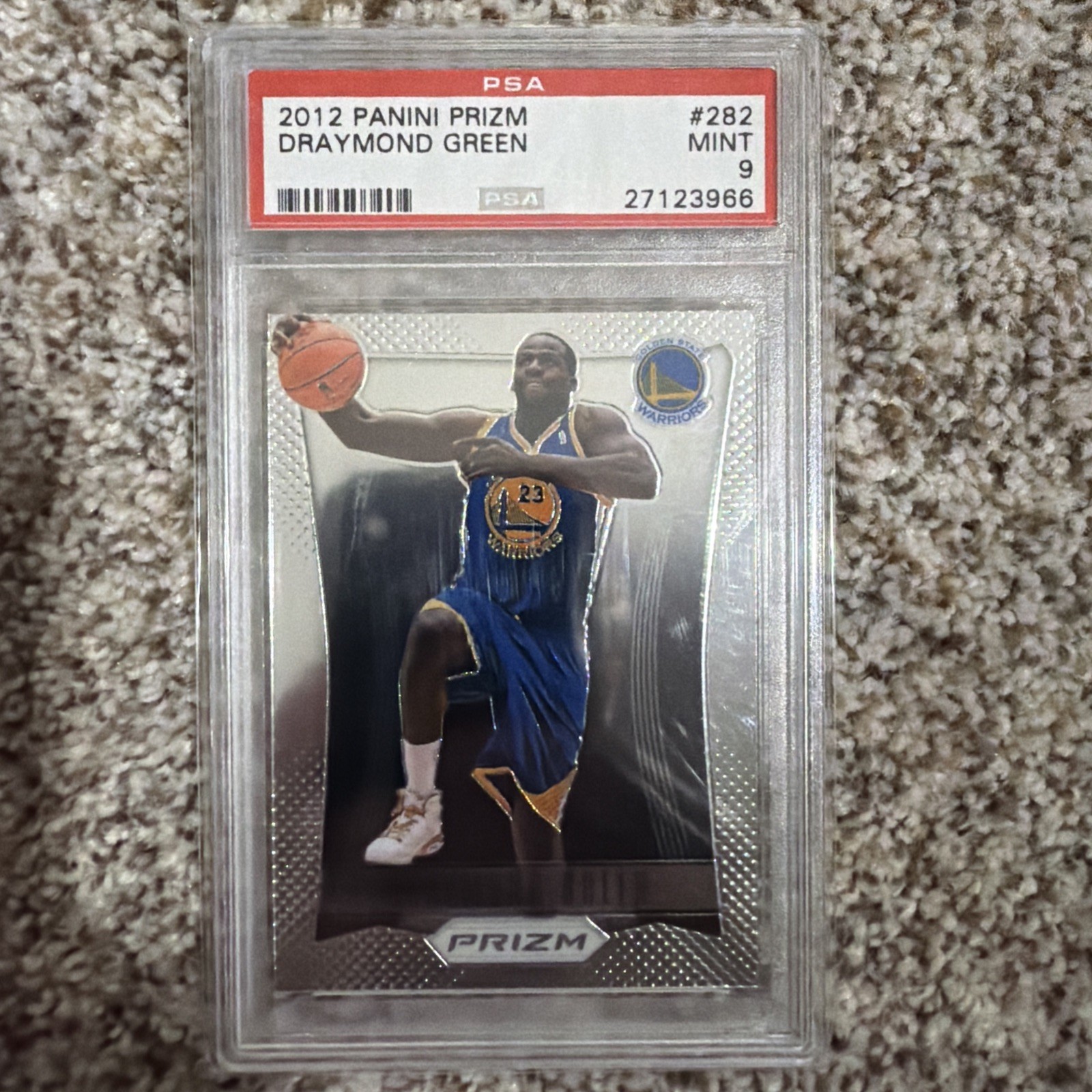 2012 Panini Prizm Draymond Green #282 PSA 9 Mint Rookie RC (65746332)