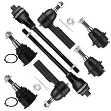  8pcs Front Inner Outer Tie Rod Ball Joint fit for Chevy Silverado 2500 HD 