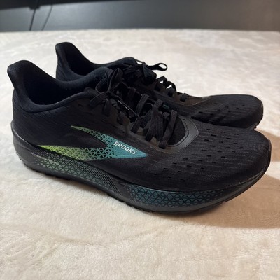 Brooks Hyperion Tempo Mens Running Shoes Black Green Teal 11.5 athletic comfort