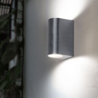 Wandleuchte AußEnlampe Up Down Wandlampe Balkonleuchte Lampe Alu H 15,1 Cm