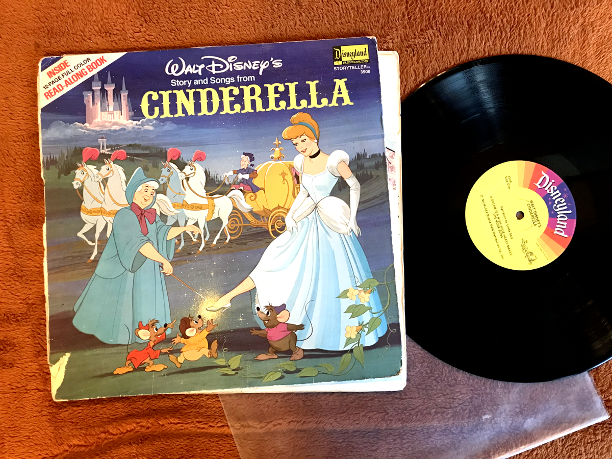 Walt Disney's Story And Songs Cinderella 1980 LP Includes