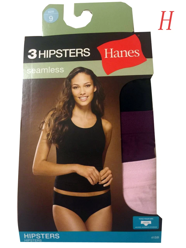 Hanes® Women's Panties HIPSTERS 3-Pack 41SBAS "seamless" "NO PANTY LINES" - Image 3 of 4