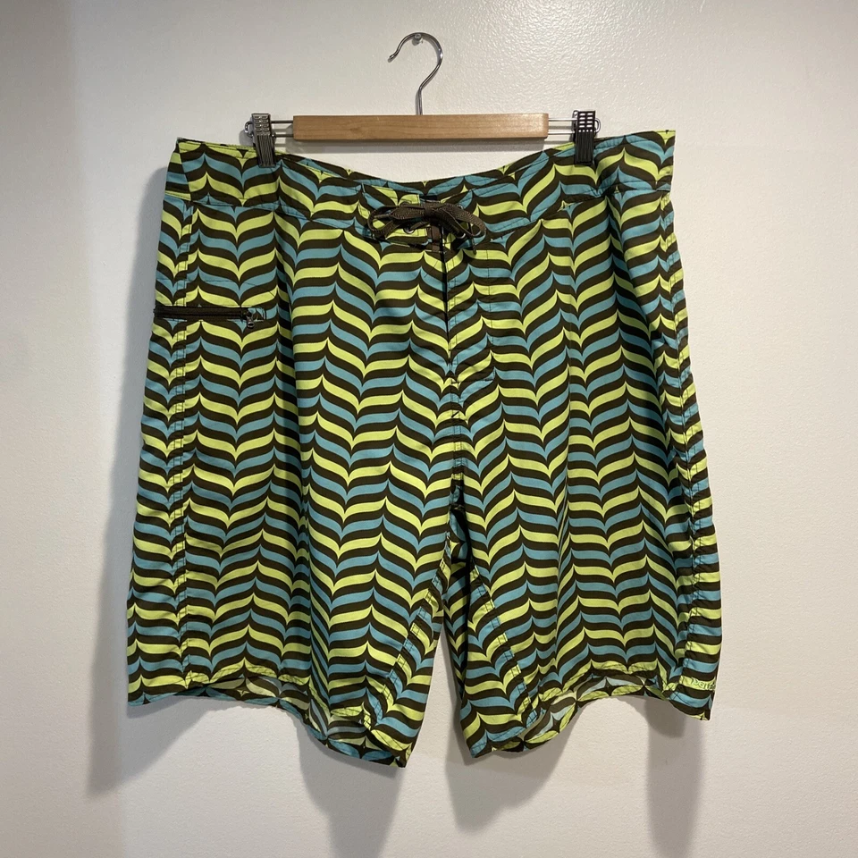 Patagonia Wavefarer Nylon Boardshorts Swim Trunks Summer Beach Outdoor Men 40x10 - Image 2 of 4