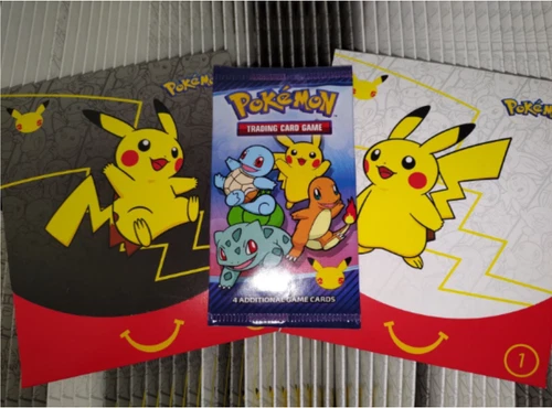 Pokèmon 25th Anniversary McDonald’s Sealed Booster Pack Free Shipping