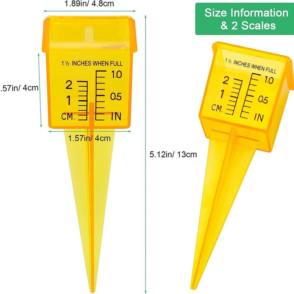 Outdoor Yard Rain Gauge Sprinkler Gauge Rain Measure Water Measuring